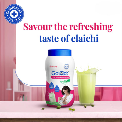 Galact Granules – Elaichi Flavour. Adequate Breast Milk for Your Baby!