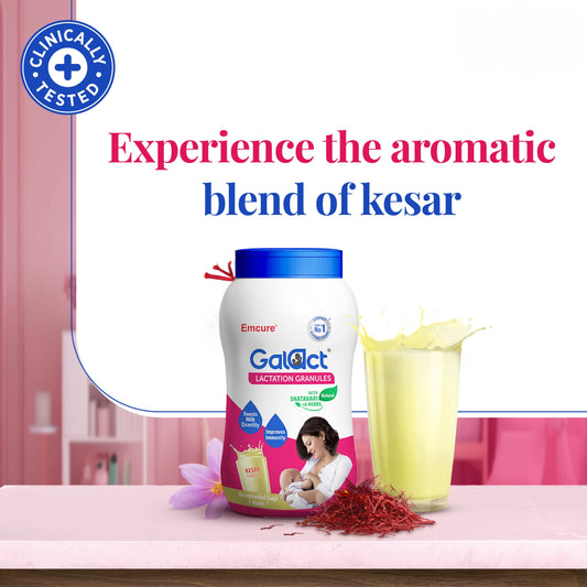 Galact Granules – Kesar Flavour. Adequate Breast Milk for Your Baby!